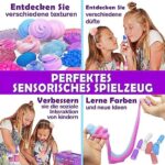 Original Stationery Einhorn-Schleim-Set Zum Selber Machen – Slime Set Mädchen - Für Glitzer-, Flausch, Wolken- und Schaumschleim Geschenkideen Kinder – Bild 4