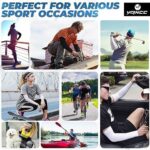 YQXCC 4 Paare Kühlung UV-Schutz Ärmlinge, UPF 50+ Arm Sleeves Tattoo Cover für Frauen Männer Radsport Golf Radfahren – Bild 6