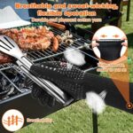 SPGOOD Hitzebeständige Grillhandschuhe, 800°C, Feuerschutz für Küche & BBQ – Bild 4