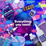 Original Stationery Galaxy Slime Kit mit Glow in The Dark Kleber und Sternen- Glitter & Galactic ! DIY Galaxie-Schleim Set um im Dunkeln Leuchtendem Galaktischen Schleim Machen – Bild 6