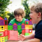 Desire Deluxe Magnetische Bausteine Magnet Montessori Spielzeug für Kinder, Magnetbausteine für Jungen und Mädchen, 3 4 5 6 7 8 Jahre alt, 57pc Set – Bild 7