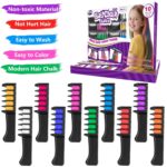 BATTOP Haarkreide 10er Set – Temporäre Haarfarbe für Kinder – Bild 2