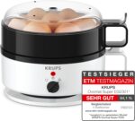 Krups Ovomat Eierkocher für 7 Eier, Koch- & Warmhaltefunktion, inkl. Messbecher, BPA-frei, Weiss/Schwarz – Bild 8