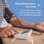 Beurer Oberarm-Blutdruckmessgerät – Einfache Bedienung, präzise Messung, Arrhythmie-Erkennung, 22–42 cm Manschette & App-Kompatibilität – Bild 8