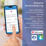 Beurer Oberarm-Blutdruckmessgerät – Einfache Bedienung, präzise Messung, Arrhythmie-Erkennung, 22–42 cm Manschette & App-Kompatibilität – Bild 5