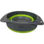 Bergmeister® Faltbares Schüssel Set 3in1 mit Abtropfsieb/Nudelsieb 1,7L / 2,8L Multifunktional Spülmaschinenfest Platzwunder für jedes Zuhause sowie Outdoor Camping Küche – Bild 3