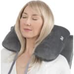 daydream 3 in 1 Nackenkissen mit Mikroperlen - Nackenhörnchen, Reisekissen und Nackenrolle in einem - auch für Camping – Bild 6