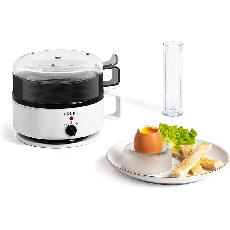 Krups Krups Ovomat Eierkocher für 7 Eier, Koch- & Warmhaltefunktion
