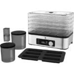 WMF Küchenminis Dörrautomat Edelstahl, Dörrgerät mit 5 Einlegefächer, 30-70°C, 24h-Timer, Obsttrockner, Dehydrator, 2 Boxen, Müsliriegelform, bpa-frei – Bild 9