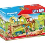 PLAYMOBIL City Life 70281 Abenteuerspielplatz mit Kletterwand, Reifenschaukel und Rutsche, Ab 4 Jahre