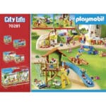 PLAYMOBIL City Life 70281 Abenteuerspielplatz mit Kletterwand, Reifenschaukel und Rutsche, Ab 4 Jahre – Bild 3