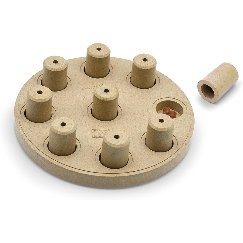hunde Outward Hound Nina Ottosson by Dog Smart Tan Composite Interactive Treat Puzzle Dog Toy – Bild 1