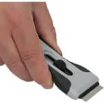 miaX Profi Ceranfeldschaber - Ihr zuverlässiger Schaber für Küche und Haushalt - Stabiler Kochfeldschaber mit Soft-Touch Griff - Ersatzklingen im Glasschaber integriert – Bild 6
