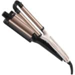Remington Welleneisen [Testsieger] ProLuxe 4-in-1 Lockenstab Beach Waves, natürlich Wellen, Wasserwellen, Mermaid-Waves (Dig. Display, Temperatureinstellung bis 210° C) Kreppeisen