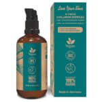 BIO HYALURON SERUM +B5| Hyaluronsäure Hochdosiert | 4-Fach Anti-Falten - 100ml | Frei von Alkohol &Parfüm | Vegan | Hyaluronsäure Serum - Gesichtsserum | Anti-Aging Gesichtscreme | Made in Germany – Bild 5