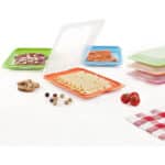 TATAYAufschnittbox Fresh, BPA frei, Mehrweg, Stackables, Geschirrspüler & MWO, zufällige Farben. – Bild 5