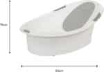 Nuby Dr. Talbot's - Baby-Badewanne mit Rückenlehne aus weiches Schaumstoff - Badewanne für Babys mit rutschfeste Griffe - 0-12 Monate – Bild 5