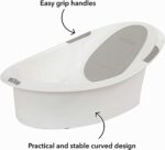 Nuby Dr. Talbot's - Baby-Badewanne mit Rückenlehne aus weiches Schaumstoff - Badewanne für Babys mit rutschfeste Griffe - 0-12 Monate – Bild 2