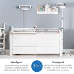 reer Wickeltischstrahler FeelWell 2in1, Standheizstrahler und Wandmontage, 2 Heizstufen, Timer, Kippsicherung, geprüft nach Medizinstandard – Bild 3