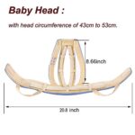 IULONEE Baby Helm Kleinkind Schutzhut Kopfschutz Baumwolle Hut Verstellbarer Schutzhelm – Bild 6