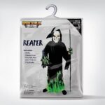 Spooktacular Creations Sensenmann Grim Reaper Kinderkostüm, Deluxe Glow in The Dark Phantom Kinder Kostüm – Bild 7