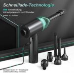 2 in 1 Staubgebläse und Druckluftspray, MECO ELEVERDE 90000U/min Elektrische Staubgebläse, 12Kpa Kabellos Tastatur Reinigung für Laptop, Sofa, 3-Gang Air Duster Luftdruckspray, Typ-C-Schnellladung – Bild 2