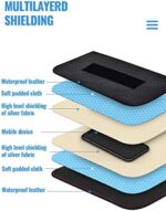 lanpard Keyless Go Schutz Autoschlüssel Faraday Bag 2X Gross Autoschlüssel Schutz Keyless RFID Funk Schlüssel Blocker Tasche Hülle – Bild 7