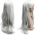 Dazone 70cm Karneval Perücke Lang Voll Cosplay, Lockig Wellig Fashion Kostüme Damen Haarteil Cosplay Wig für Alltag, Party Perücke Lang,Halloween Weihnachten