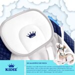 KIDIZ® Babywippe Babyschaukel mit 5 Geschwindigkeitseinstellungen zusammenklappbarer Baby Wippe Schaukel Babyhochstuhl mit Spielbogen Spielzeugen 5 beruhigende Naturgeräusche – Bild 4
