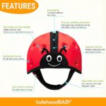 SafeheadBABY Weicher Lauflernhelm für Babys, Babyhelm Sporty, Kopfschutz für Babys, Kopfumfang 40-52 cm – Bild 2