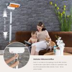 reer Wickeltischstrahler FeelWell 2in1, Standheizstrahler und Wandmontage, 2 Heizstufen, Timer, Kippsicherung, geprüft nach Medizinstandard – Bild 6