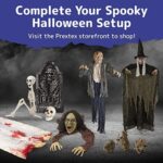 PREXTEX Gruselige Friedhofsdeko für Halloween, aus der Erde steigendes Skelett für Ihre Halloween-Deko – Bild 7