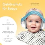 Alpine Muffy Baby Kapselgehörschützer - Gehörschutz für Babys und Kleinkinder von 12 bis 36 Monate - Lärmschutz Verhindert Gehörschäden - Verbessert den Schlaf unterwegs - Bequeme Passform – Bild 2