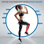 RENPHO Smart Körperumfangmassband, Bluetooth Massband zum Messen der Körperumfänge von Bizeps, Brust, Hüfte, Waden, Oberschenkel und Hals, Fitnessmassband in CM Oder Zoll – Bild 2