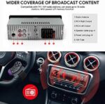 CENXINY Autoradio mit Bluetooth Freisprecheinrichtung, 7 Farben Licht Einstellbar 1 Din Autoradio Bluetooth mit USB*2/AUX/TF, MP3 Player/FM Autoradio Radio mit Bass – Bild 5
