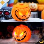 Halloween Ultraschall-Nebelmacher,Mini Nebelmaschine mit Halloween Kürbis Eimer,Vernebler für Halloween Party,Halloween Deko Kürbis mit LED Beleuchtet,Halloween Decoration für Tischdeko Garten – Bild 8