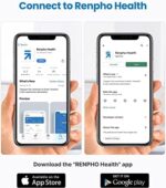 RENPHO Smart Körperumfangmassband, Bluetooth Massband zum Messen der Körperumfänge von Bizeps, Brust, Hüfte, Waden, Oberschenkel und Hals, Fitnessmassband in CM Oder Zoll – Bild 3