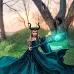 LAMEK Damen Halloween Maskerade Cosplay – Bild 3