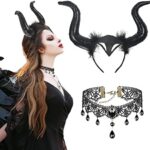 LAMEK Damen Halloween Maskerade Cosplay
