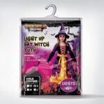 Spooktacular Creations Hexenkostüm für Mädchen, Light-up Hexen Halloween Kostüm Kleid UP – Bild 6