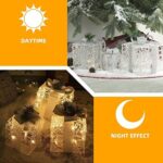 DELICHTER LED Weihnachtsdeko, 3PK Boxen weiss Acryl Weihnachten Boxen Lichter für Innen Aussen beim Tannenbaum – Bild 4