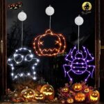 Joomer Halloween Deko Lichterkette,, 8 modi Batteriebetriebene Halloween Lampe für Innen Aussen Garten Tür Haus Balkon Party