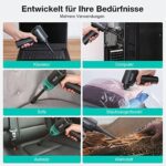 2 in 1 Staubgebläse und Druckluftspray, MECO ELEVERDE 90000U/min Elektrische Staubgebläse, 12Kpa Kabellos Tastatur Reinigung für Laptop, Sofa, 3-Gang Air Duster Luftdruckspray, Typ-C-Schnellladung – Bild 9