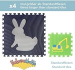 Hakuna Matte grosse Puzzlematte für Babys 1,8x1,8m – schadstofffreie, geruchlose Baby Krabbelmatte – Bild 4