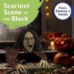 PREXTEX Zombie Halloween Dekoration - Aus der Erde Steigender Zombie zur Garten Dekoration für die Beste Outdoor Indoor Halloween Dekoration, Haustür Deko – Bild 6