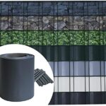 Sichtschutz PVC - Doppelstabmatten Zaunfolie Windschutz blickdicht Windschutz