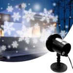 LED Schneeflocken Projektor – Weihnachtsbeleuchtung aussen & innen, wasserdicht IP65, Deko für Party & Hochzeit