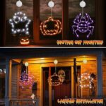 Joomer Halloween Deko Lichterkette,, 8 modi Batteriebetriebene Halloween Lampe für Innen Aussen Garten Tür Haus Balkon Party – Bild 2