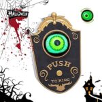 Rhein Beleuchtung Augapfel Türklingel,Gruselige Türklingel Halloween Türklingel,Animierter Augapfel mit Spooky Sounds,Halloween Party Requisite – Bild 2
