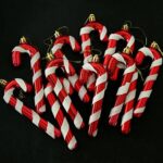 Herzwild 12pcs Weihnachtsbaumschmuck Zuckerstangen zum Hängen Weihnachtsdeko Anhänger Zuckerstange Ornamente Xmas Tree Hanging – Bild 3